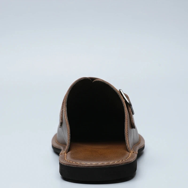 C2 Fenwick Genuine Leather Slip-On Mules product photo - 4
