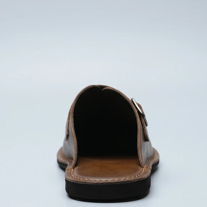 C2 Fenwick Genuine Leather Slip-On Mules product photo - 4