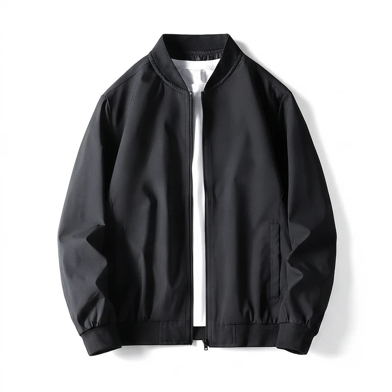 Black apparel on a white background