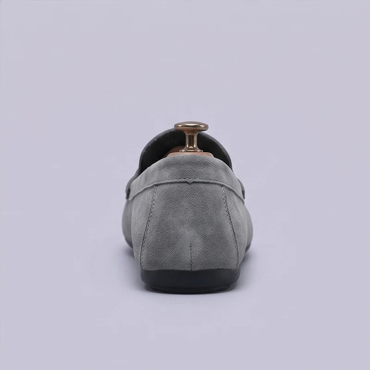 Gray Callahan Suede Penny Loafers product photo - 4