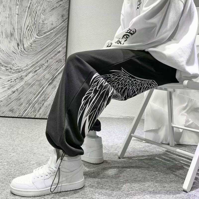 Fenrir Men's Wing-Print Joggers