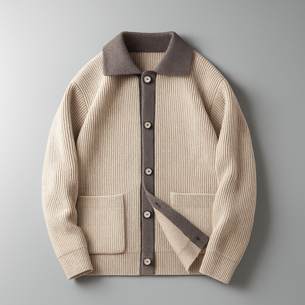 Baxter Men's Wool Knit Cardigan