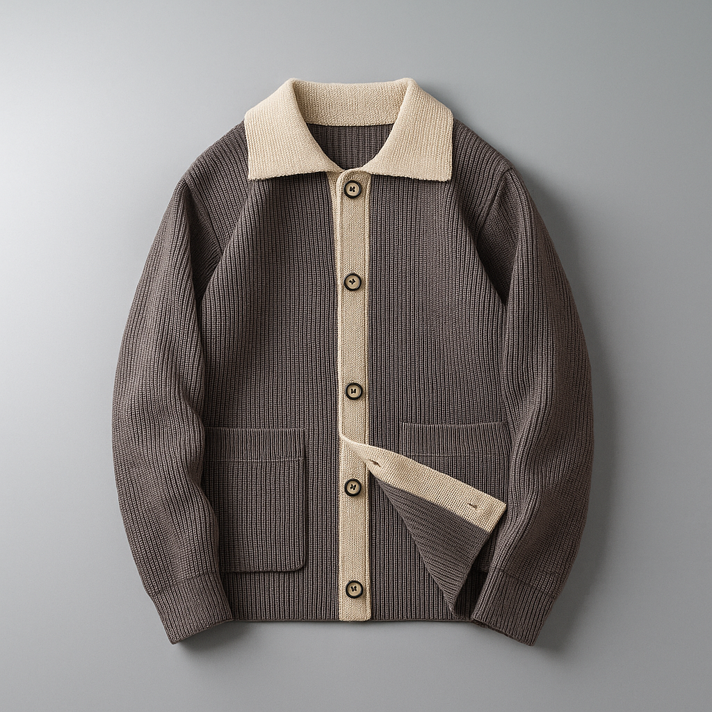 Baxter Men's Wool Knit Cardigan