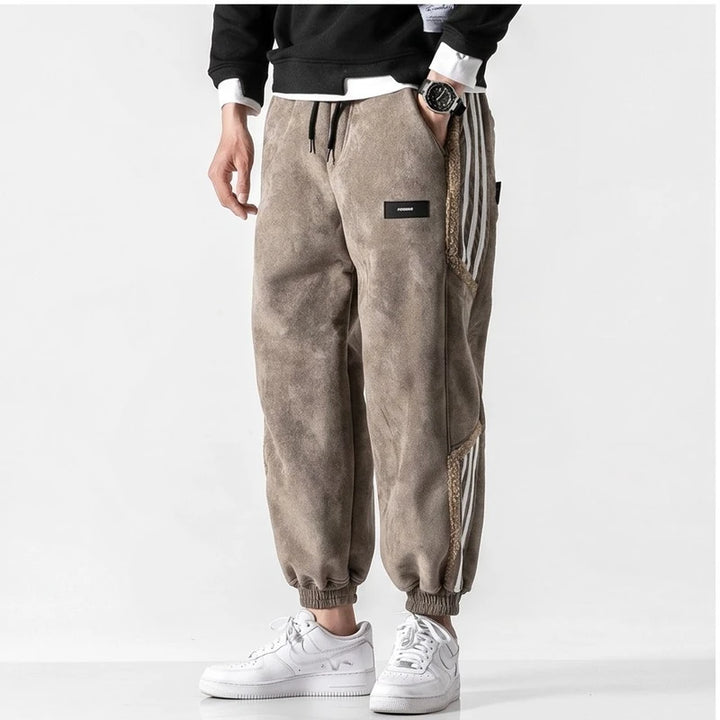 Model wearing Khaki apparel in a studio - 2