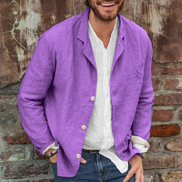 Calloway Men's Relaxed Linen Casual Blazer