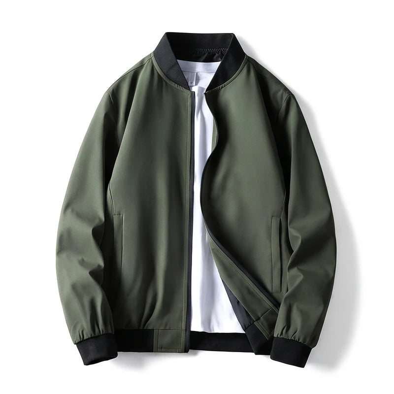 Green apparel on a white background