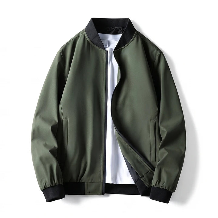 Green apparel on a white background