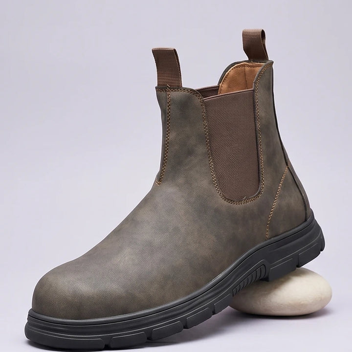 Brown Granger Chelsea Boots with Thick Sole product photo