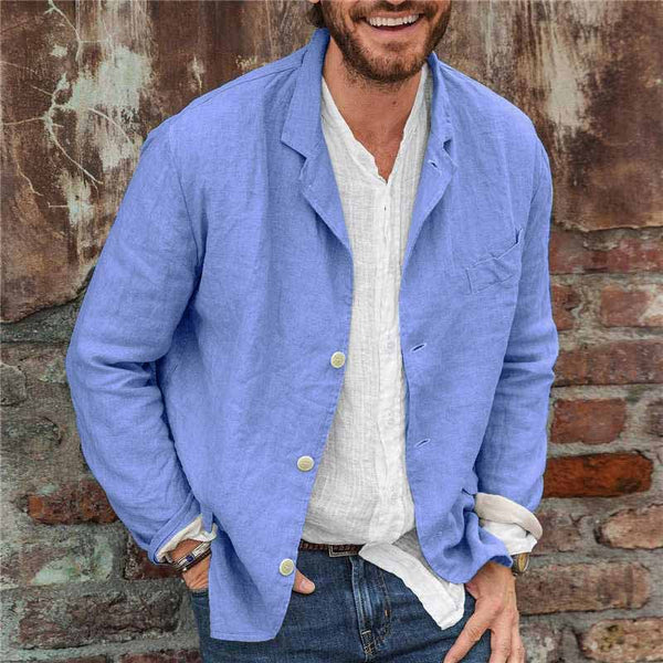 Calloway Men's Relaxed Linen Casual Blazer