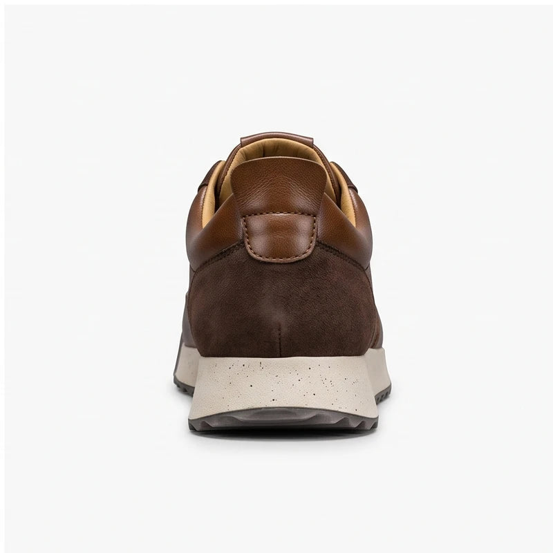 Brown shoes on a white background - 4