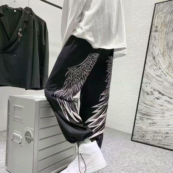 Fenrir Men's Wing-Print Joggers