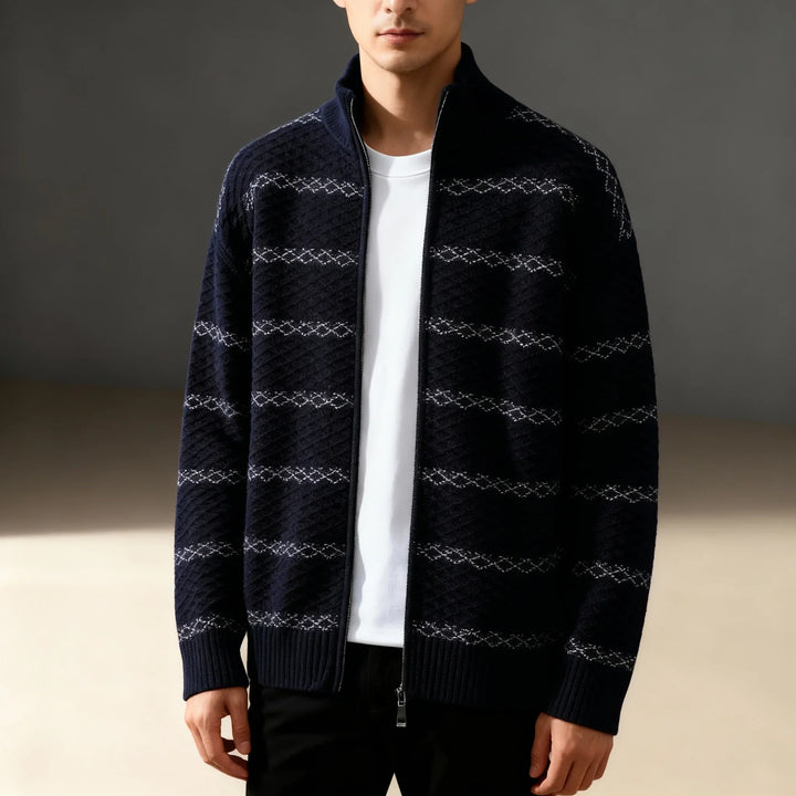 Foster Men's Zip-Up Cardigan