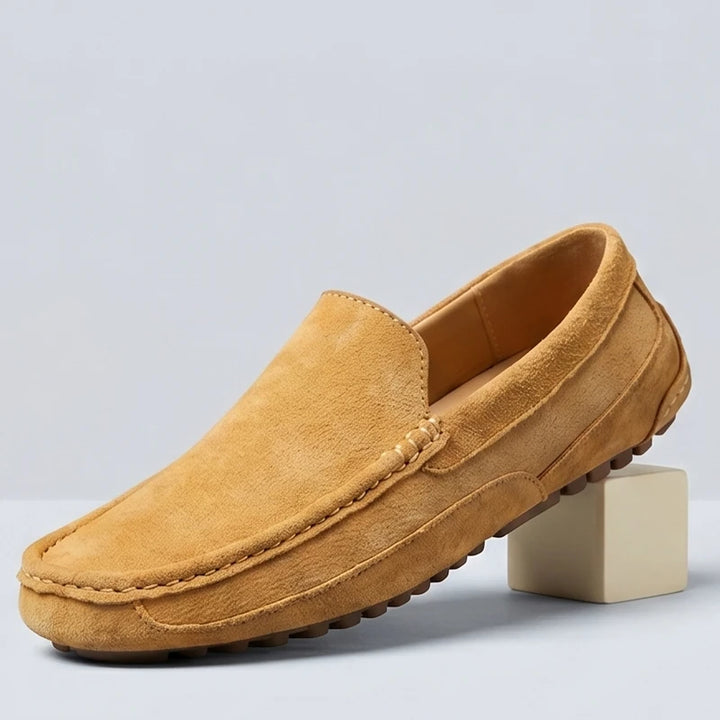 Brown Devereux Suede Driving Loafers product photo