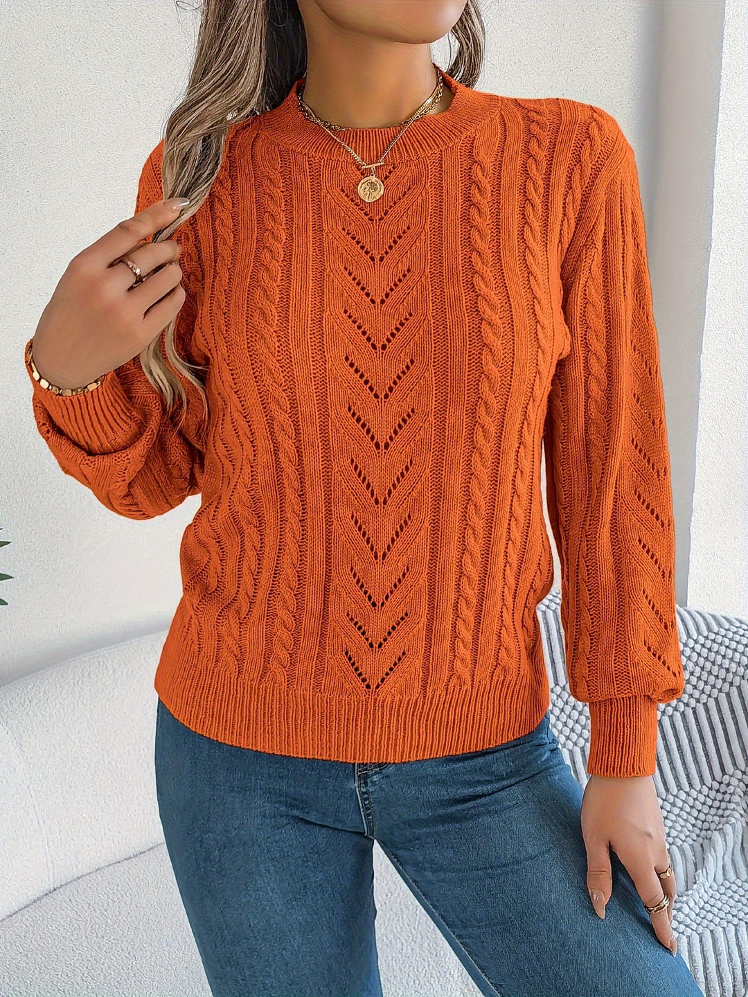 Cressida Cable-Knit Sweater