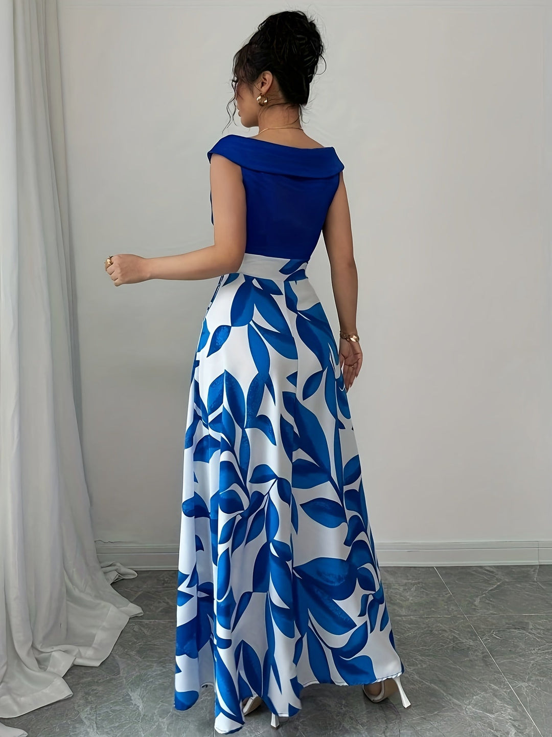 Harlow Women's Floral A-Line Maxi Dress