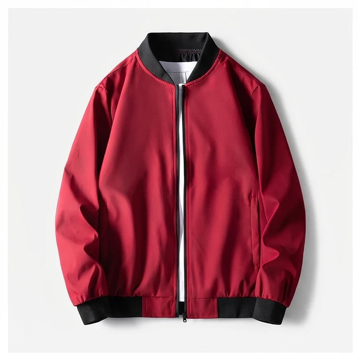 Red apparel on a white background