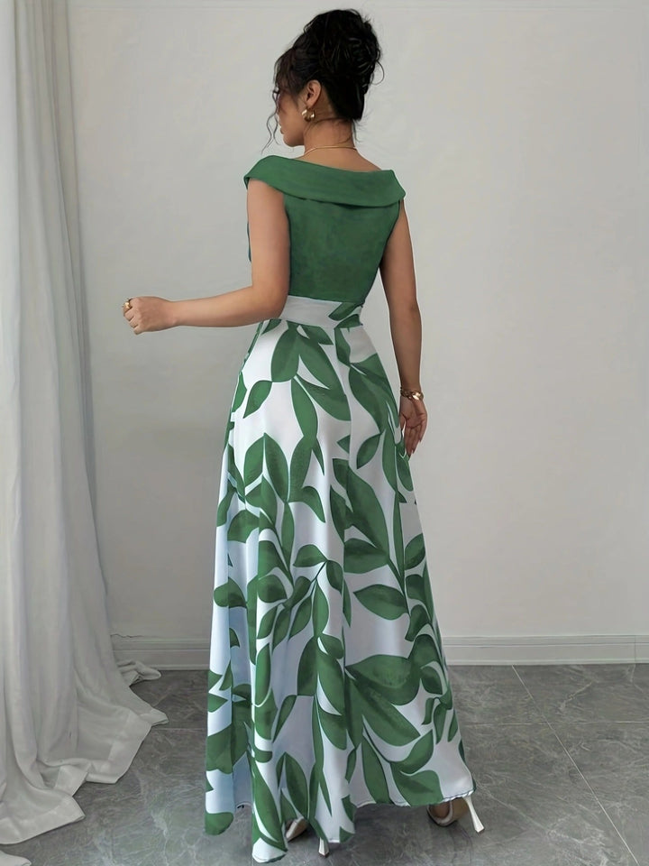 Harlow Women's Floral A-Line Maxi Dress