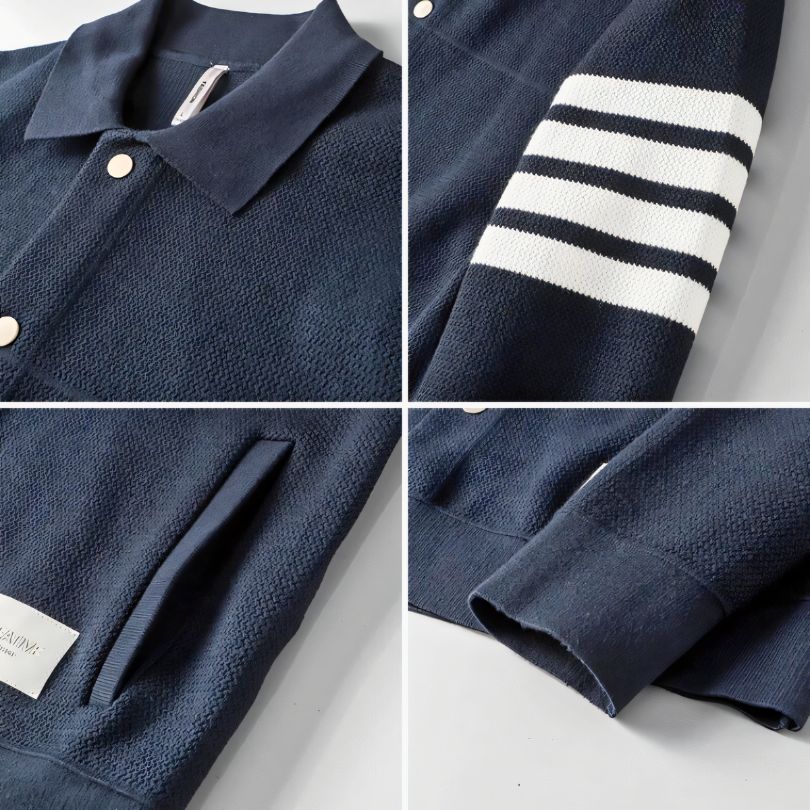 Renato Men's Knit Button-Up Cardigan