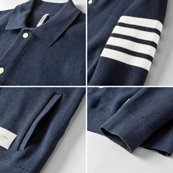 Renato Men's Knit Button-Up Cardigan