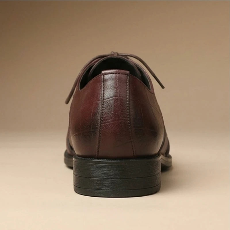 Brown (Lace-Up) Prescott Genuine Cowhide Leather Fisherman Sandals product photo - 3
