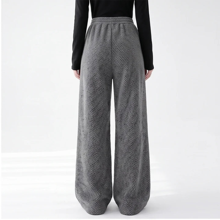 Model wearing Dark Gray knit apparel in a studio - 2
