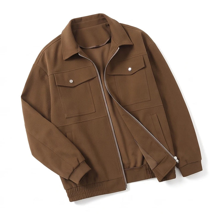 Brown jacket on a white background - 2