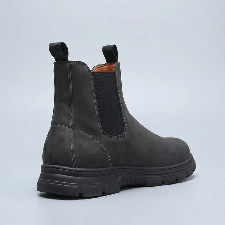 Black Granger Chelsea Boots with Thick Sole product photo - 3