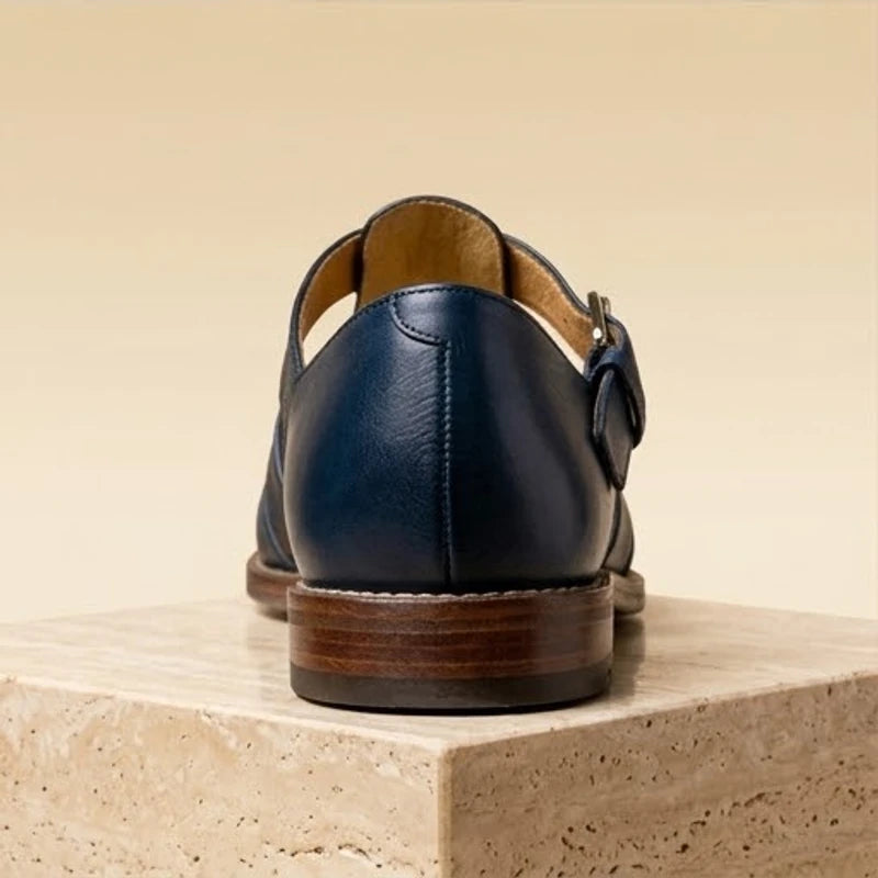 Blue Rafferty Genuine Leather Fisherman Sandals product photo - 3