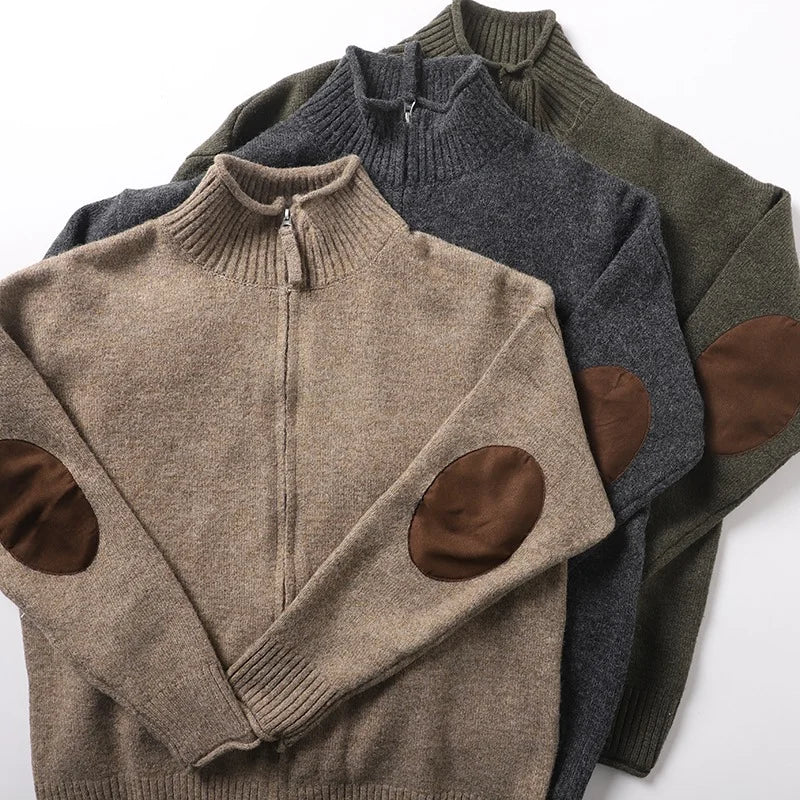 Merritt Men's Wool Zip Cardigan