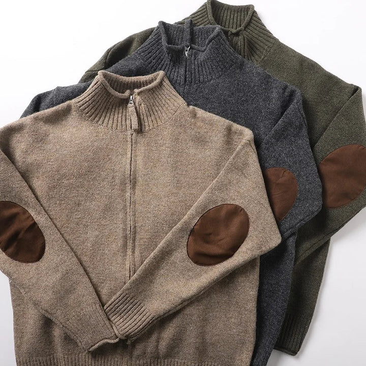 Merritt Men's Wool Zip Cardigan
