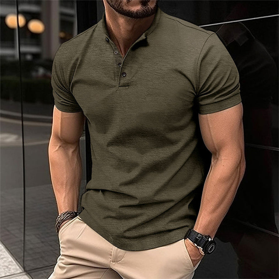 Keston Men's Henley Polo Shirt