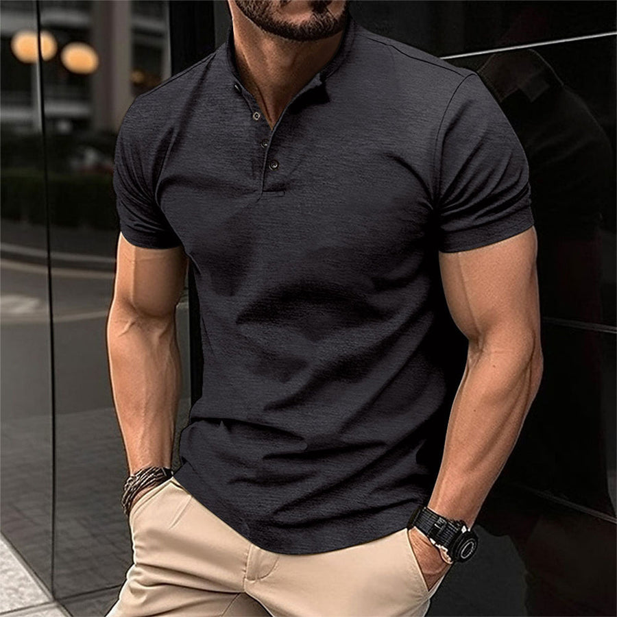 Keston Men's Henley Polo Shirt