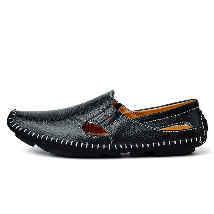 Brecken Men's Genuine Leather Slip-On Loafers