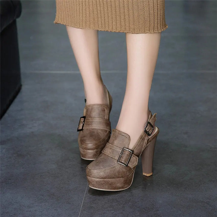 Harrow Women's Slingback Platform Heels