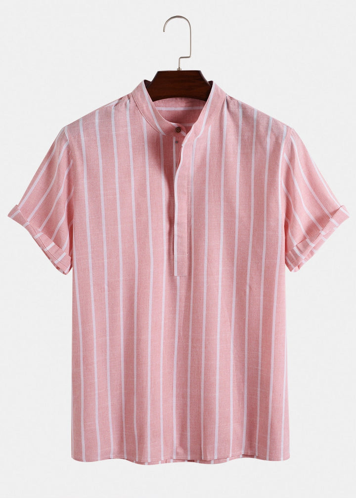 Whitley Linen Short Sleeve Button Up Shirt