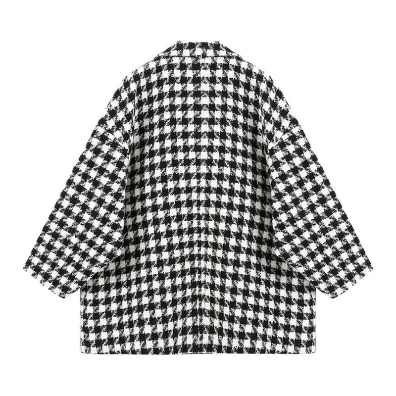 Rizzo Houndstooth Wool Coat