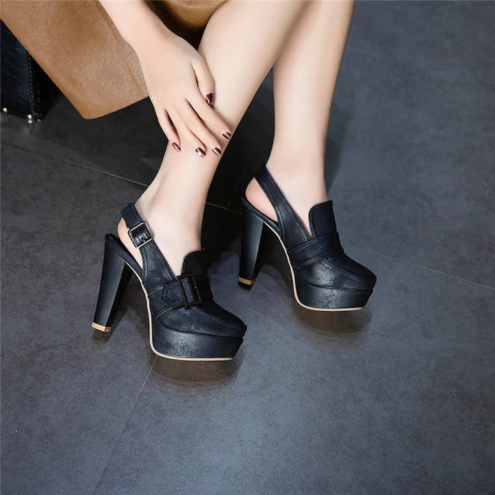 Harrow Women's Slingback Platform Heels