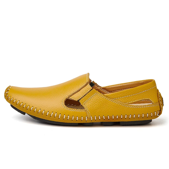 Brecken Men's Genuine Leather Slip-On Loafers