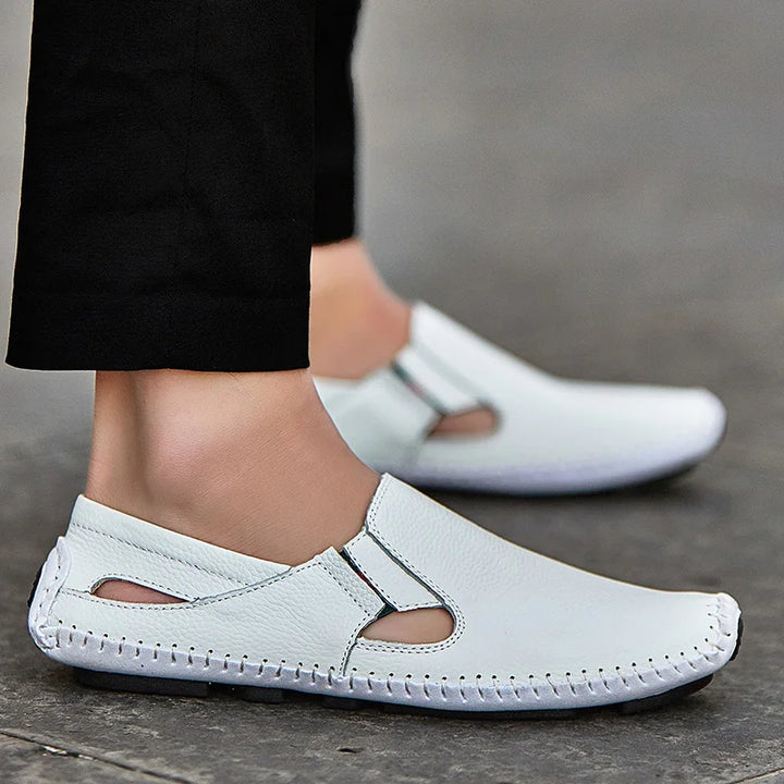 Brecken Men's Genuine Leather Slip-On Loafers