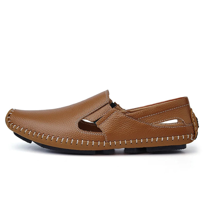 Brecken Men's Genuine Leather Slip-On Loafers