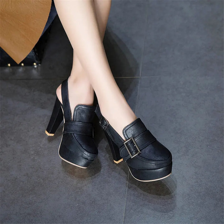 Harrow Women's Slingback Platform Heels