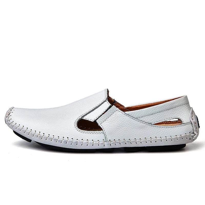Brecken Men's Genuine Leather Slip-On Loafers