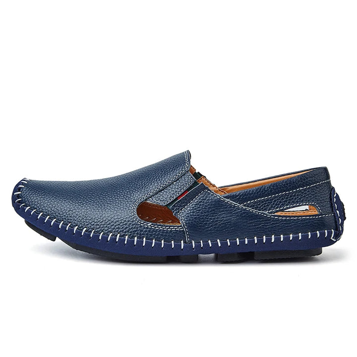 Brecken Men's Genuine Leather Slip-On Loafers
