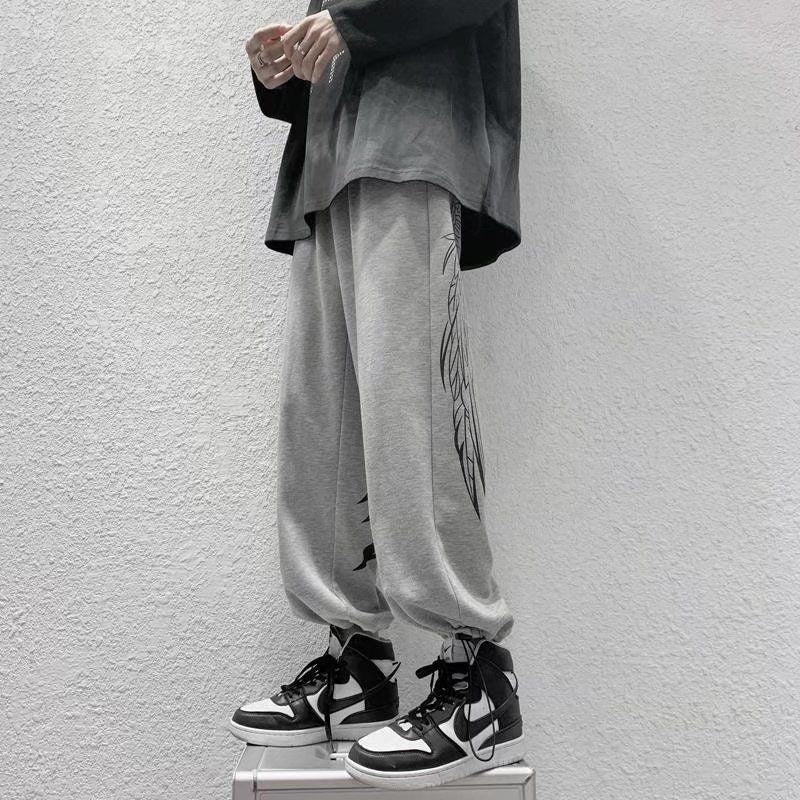 Fenrir Men's Wing-Print Joggers
