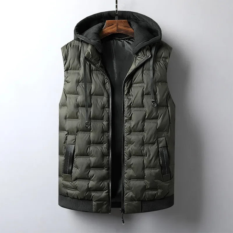 Versa Quilted Puffer Vest with Hood