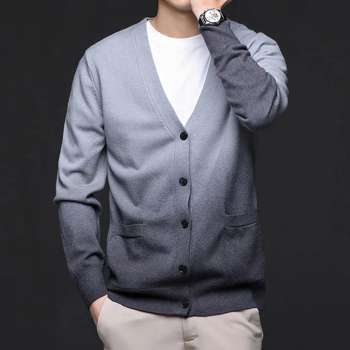 Ashton Men's Knit Gradient Cardigan