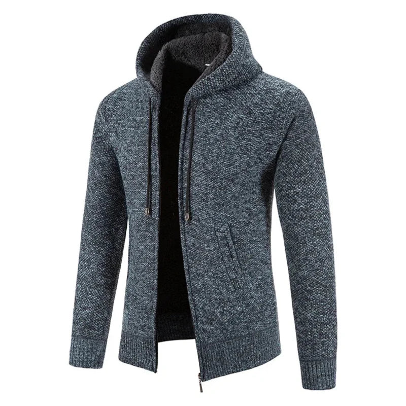 Ashwell Men's Knit Hooded Cardigan