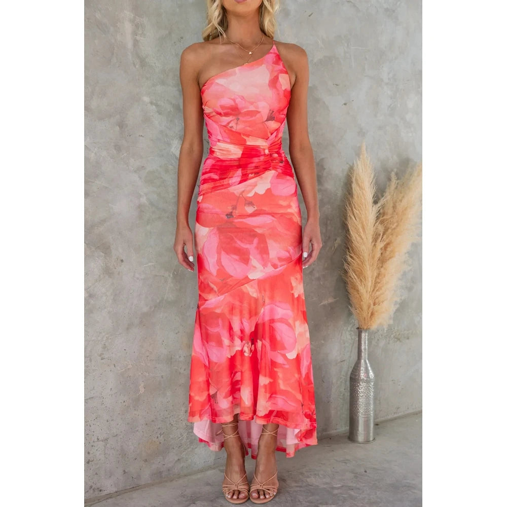 Cosima Women's Floral Strapless Maxi Dress