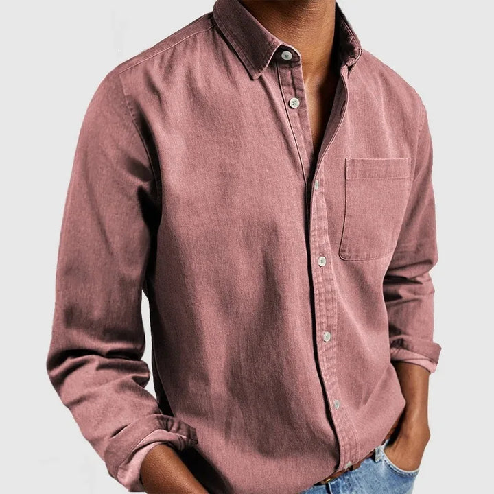Thatcher Men's Cotton Button-Up Shirt