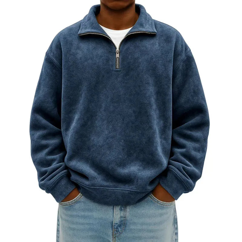 Ashford Men's Fleece Quarter-Zip Pullover